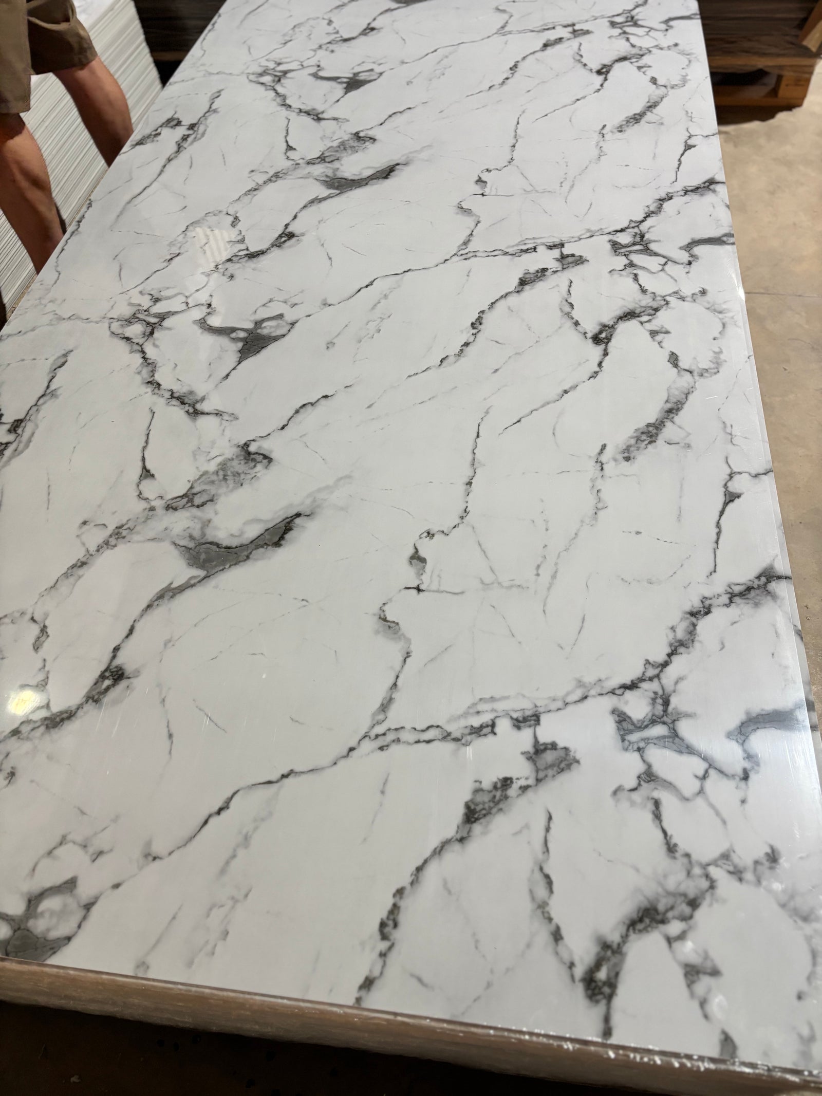 Silver Drift Marble Sheet