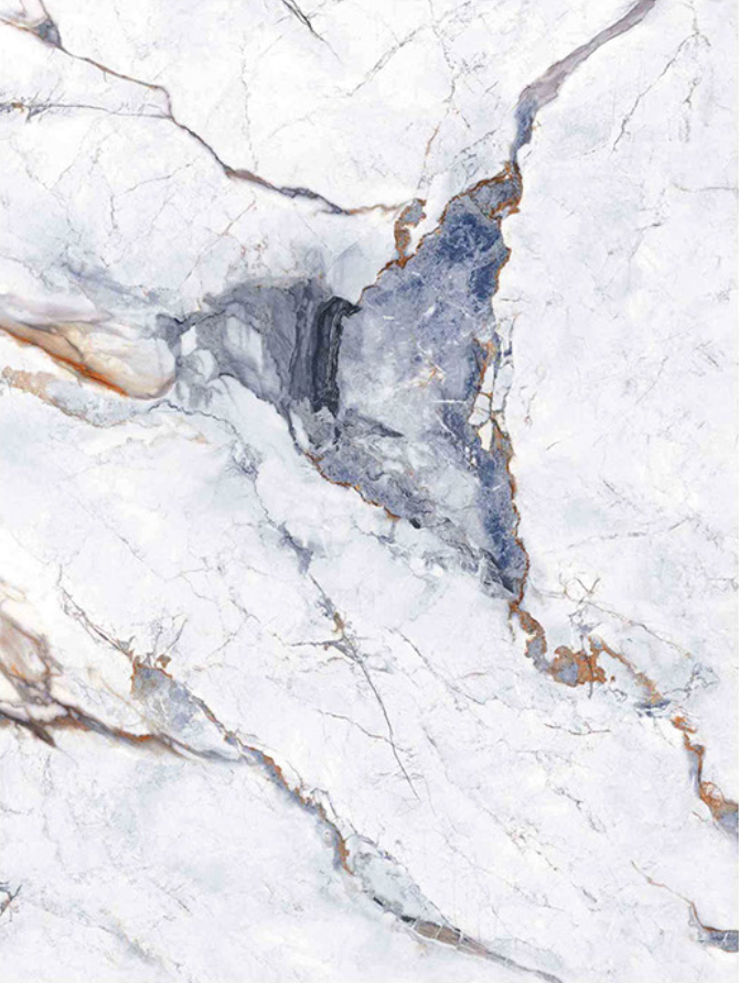 Blue Ember Marble Sheet