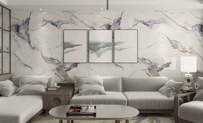 Blue Ember Marble Sheet